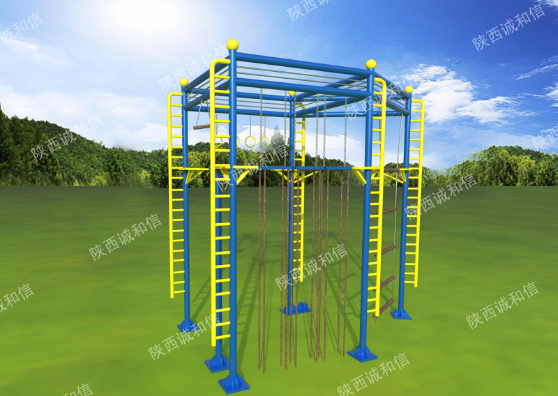陕西诚和信高空六面体组合拓展训练器材